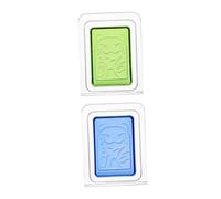 SUPVOX Bálsamo Aromático Sólido para Baño y Cocina, 2 Piezas Estampado de Gato, Gel Sólido Azul, Práctico y Decorativo