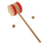 SUPVOX Bambú Niño Instrumento Musical Chino Sonajero de Mano Educativo Clásico para Bebés y Tambores de Madera para Interior