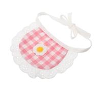 SUPVOX Bandana de Flores con Encaje para Perros y Gatos Babero Lavable para Cachorros y Mascotas Pequeñas Accesorio para Protege de Saliva y Manchas