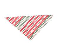 SUPVOX Bandana Navideña para Pañuelo Triangular para y Gatos Accesorio De Fiesta De Navidad Bufanda De Diseño Rayas para Pequeñas y Medianas