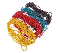 SUPVOX Bandas Elásticas de Colores 360x3x1.5 Mm, 2560 Unidades, Resistentes y Reutilizables para Organización de Documentos, Suministros de Oficina Bancaria y Archivos Escolares