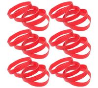 SUPVOX Bandas Elásticas Rojas Pequeñas de Goma para Envolver y Organizar, Diámetro 60x10 Mm, 500 G, Resistentes al Clima para Oficina, Escuela y Manualidades