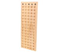 SUPVOX Bandeja De Madera Maciza para Tablero De Bingo Juguetes De Aprendizaje De Números para Pequeños Estante De Bingo De Madera Organizador Suministros para