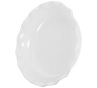 SUPVOX Bandeja para Hornear Pizza Diseño de Encaje de Cerámica Color Resistente a Corrosión Química Olor, Plato Redondo para Horno