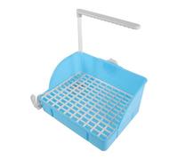 SUPVOX Baño para Pájaros Filtración Continua, Cuenco Colgante Azul para Jaulas de Loros y Periquitos, Bañera Ciclo de Ducha para Limpieza Diaria, Accesorio para Pájaros Pequeños