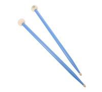 SUPVOX Baquetas de Percusión Arce Doble Cabeza con Cabezas de Fieltro Azul Palillos para Timbales y Accesorio para Instrumentos Musicales