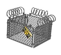 SUPVOX Barandilla de Seguridad de Plástico Abs para Juguetes Miniatura Resistente y Fácil de para Accesorios de Escena DIY y Protección de Animales de Granja y Guerra