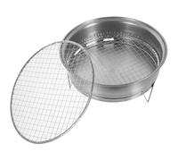 SUPVOX Barbacoa Portátil de Acero Inoxidable Resistente para Camping Parrilla con Buena Circulación de Aire y Fácil Limpieza Herramienta Versátil para Barbacoas al Aire