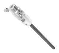 SUPVOX Barra de Enlace de Metal para Pedal de Bombo Doble, Accesorio de Repuesto para Pedales de Batería, Compatible Pedales Dobles, Resistente Oxidación y Desgaste, Uso Profesional