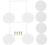 SUPVOX Barras de Sujeción para Colchón de Acero Inoxidable, Antideslizantes, 2 Unidades para Cama de Madera y Somier, Fijadores sin Taladro para Estabilizar Colchón en Dormitorio