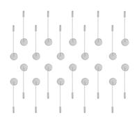 SUPVOX Bases para Broches de Metal Plateado Bandejas para Alfileres de Pecho 20 Piezas Accesorios para Hacer Broches E Imperdibles Manualidades y Prendas de Ropa