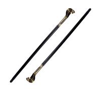 SUPVOX Bastón Egipcio Dorado Cabeza de Serpiente, Cetro de Cosplay Artesanal para Halloween y Fiestas de Disfraces, Set 2 Piezas, Accesorio Temático para Teatro y Eventos