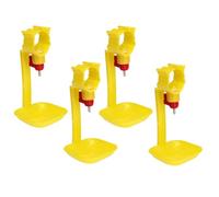 SUPVOX Bebederos Automáticos para Pollos Colgantes Tipo Taza 10 Unidades Color Amarillo Sistema Integrado Que Reduce Desperdicio de Agua Apto para Aves de Corral y Granjas Avícolas
