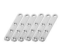 SUPVOX Bisagra Invisible 6 Piezas de Acero Inoxidable Estructura de Eje Superior E Inferior, Rotación Completa, Accesorio Resistente para Muebles de Cocina para Puertas