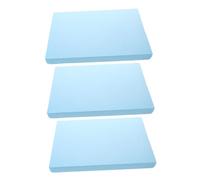 SUPVOX Bloques de Espuma para Modelar 30x20x3 Cm, 3 Piezas, Color Azul, Planchas de Espuma Artesanal para Dioramas, Manualidades DIY y Paisajes en Miniatura