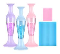 SUPVOX Bolígrafo para Diamante de Plástico Resistente Set de 1 Bolígrafo para Decoración de Uñas y Dibujo de Gemas Herramienta Accesoria DIY Tamaño Práctico para Manualidades