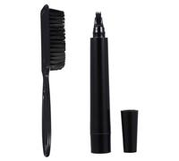 SUPVOX Bolígrafo para Rellenar Barba, Lápiz de Bigote, Kit de Abs Negro para Barba y Bigote, para Hombres, Uso en Casa, Acabado de Aspecto Limpio y Estilo Profesional