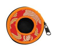 SUPVOX Bolsa de Almacenamiento de Tela de Algodón Diseño Delicado Patrones Propicios Fácil de Transportar para Campana de Meditación para Uso en Templo o Buda