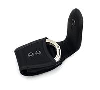 SUPVOX Bolsa de Cintura Multifuncional de Nylon para Grilletes Funda Protectora para Transporte de Grilletes Negro