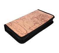 SUPVOX Bolsa De Discos Compactos Fundas De Almacenamiento De CD Caja De CD Estuche Porta Medios Bolso Tipo Cartera para Discos CD Portamonedas Folleto Viajar Alta Capacidad Tela No Tejida