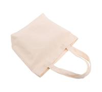 SUPVOX Bolsa de Lona Color Crema Reutilizable para Trabajo y Viaje, 10 Piezas, Tamaño 30x20x10 Cm, Bolso de Mano Pequeño de Algodón, Adecuado para Uso Diario y Eventos