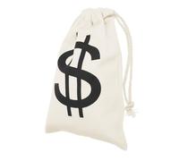 SUPVOX Bolsa de Regalo Pirata con Cordón y Monedas Doradas Bolsa de Lienzo Resistente para y Tesoro para Halloween y Fiestas Temáticas