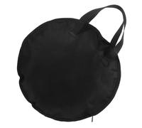 SUPVOX Bolsa de Tela Oxford Negra para Instrumento de Percusión de 12 Pulgadas, Bolsa Portátil y Resistente para Accesorios de Batería, Adecuado para Almacenamiento y Transporte