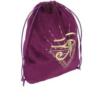 SUPVOX Bolsa de Terciopelo Grueso para Almacenamiento Cordón Tamaño Pequeño Color Púrpura Adecuado para Cartas de Tarot Joyería y Objetos Rúnicos Bolsa Delicada y Práctica para Uso