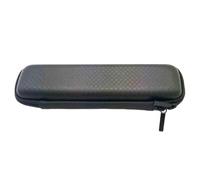 SUPVOX Bolsa para Bolígrafos de EVA Negra Doble Cremallera Estuche Multiusos para Lápices y Papelería Organizador Portátil Resistente para Escuela Oficina y Viaje