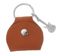 SUPVOX Bolsa para Púas de Guitarra Portátil con Llavero Organizador Resistente para Accesorios de Instrumentos Musicales para Músicos y Regalos Festivales