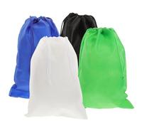 SUPVOX Bolsa para Zapatos de Viaje 10 Piezas Bolsa Organizadora Cordón No Tejida Tamaño 25x35 Cm Portátil para Protección contra Polvo y Clasificación de Calzado Color Color Aleatorio