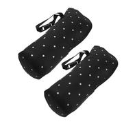 SUPVOX Bolsa Térmica para Botellas 2 Piezas Negro Puntos, Calienta Biberones Portátil, Aislamiento Eficaz, Compacta y Ligera para Viaje y Uso Diario