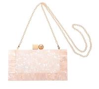 SUPVOX Bolso de Hombro para Mujer Verano Bolso Bandolera Acrílico Diseño de Concha Color Beige Ligero y Portátil Adecuado para Fiesta y Uso Diario Cierre Seguro Elegante