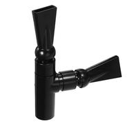 SUPVOX Boquilla de Salida para Acuario Doble Pato Negra, Accesorio Giratorio 360° para Tubo de Filtro, Plástico Resistente, Compatible Bombas Sumergibles, Suministros para Peceras