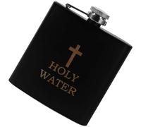 SUPVOX Botella de Vino de Acero Inoxidable Cruz, Frasco Portátil para Licor y Whisky, Cantimplora de Bolsillo 1 Pieza, Adecuado para Exteriores, Camping y Uso Cristiano, Color Aleatorio