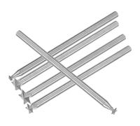 SUPVOX Brocas para Tallar Madera 2,35 Mm 5 Piezas Juego de Herramientas Rotativas para Grabado Eléctrico, Alta Velocidad, Ajuste, Adecuado para Bricolaje y Carpintería Artesanal