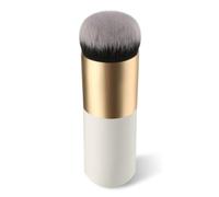 SUPVOX Brocha Plana para Base de Maquillaje Dorada Cerdas de Nylon, Compatible Crema Absorción, Adecuado para Maquillaje Diario y Profesional