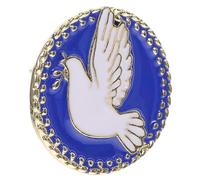 SUPVOX Broche de Ave la Paz Elegante Broche para Ropa y Mochila Aleación Duradera Azul Accesorio Unisex para Fiestas y Celebraciones 1 Unidad Diseño Simbólico y Multifuncional