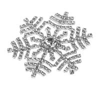 SUPVOX Broche de Gemas de Imitación Imperdible de Aleación Plateada Accesorio Decorativo para Ropa y Sombreros Broche para Mujer Obsequio Elegante para Ocasiones Obsequios