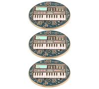 SUPVOX Broche Musical de Aleación Esmalte Set de 3 Piezas en Forma de Guitarra y Batería Accesorios Decorativos Versátiles para Ropa Bufandas y Mochilas Obsequio Adecuado para