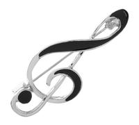 SUPVOX Broche Nota Musical de Aleación de Zinc Esmalte Pin para Chaquetas y Camisas Accesorio Decorativo para Mochilas y Sombreros Diseño Musical para Uso Diario