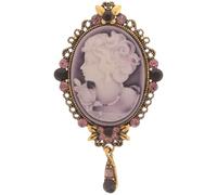 SUPVOX Broche y Fácil de Llevar para Mujer Vintage Victoriano de Aleación Elegante y Compacto Diseño Clásico Adecuado para Concierto o Baile de Negocios