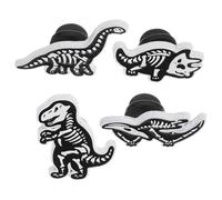 SUPVOX Broches de Esqueleto de Dinosaurio de Aleación 4 Piezas Creativas Diseño Realista Accesorios de Solapa para Ropa Casual y Uso Diario Obsequio Original para Mujeres y Amigas