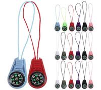 SUPVOX Brújula De Bolsillo Pequeña para Senderismo 36 Piezas Llavero Herramienta Brújula Direccional Estilo Retro Accesorios De