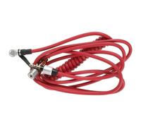 SUPVOX Cable Audio para Guitarra Eléctrica con Muelle Cable Flexible para Eléctrico y Tarjetas de Sonido Móvil Conexión Portátil y Reducción de Ruido Rojo