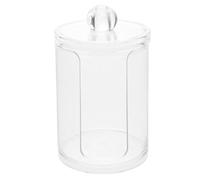 SUPVOX Caja de Almacenamiento Organizador Plástico y Transpirable para Esponjas de Maquillaje y Borlas de Polvos para Dormitorio y Uso Familiar