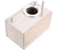 SUPVOX Caja De Cría De Madera para Pájaros Pequeños Nido para Periquitos Agapornis y Finches De Instalar y Limpiar para Jaulas y Criaderos