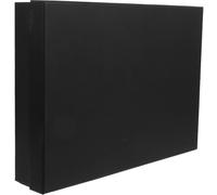 SUPVOX Caja de Obsequio Negra Rectangular 32,5x23,5 Cm Tapa, Caja para Envolver Regalos Grandes, Accesorio para Embalaje en Cumpleaños, Bodas y Decoraciones Festivas