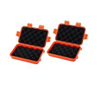 SUPVOX Caja de Plástico Negra para Supervivencia al Aire Libre 2 Unidades Color Diseño Compacto Prueba de Golpes Color para Exploradores y Supervivencia