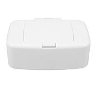 SUPVOX Caja Dispensadora de Toallitas Húmedas de Pp Ligera con Apertura Manual para Cunas y Cochecitos, Color Blanco